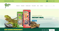Desktop Screenshot of healthyherponline.com
